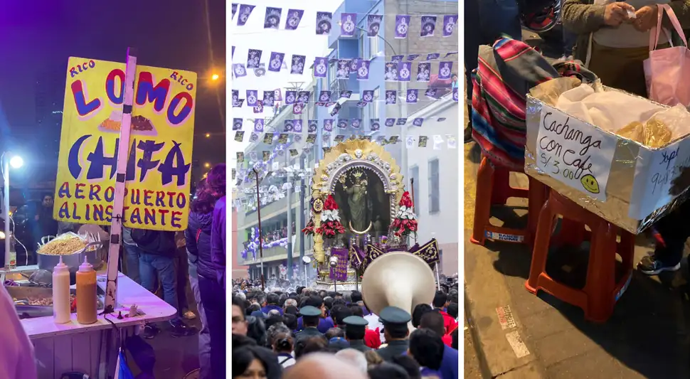 ¿Qué comida al paso consumen los fieles del Señor de los Milagros?