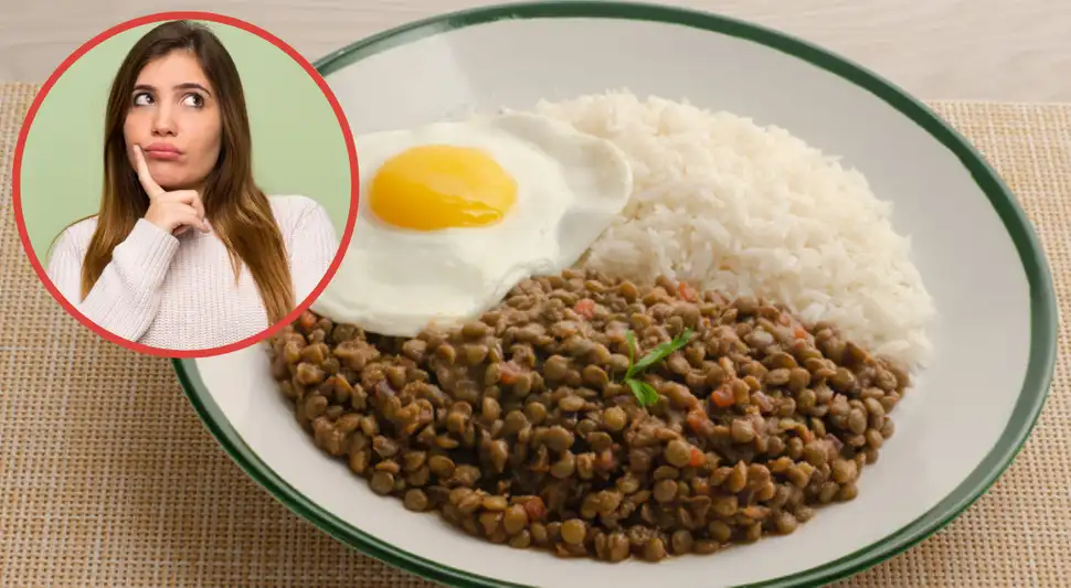 ¿Es peligroso comer lentejas con huevo frito? ¿Es peligroso comer lentejas con huevo frito?