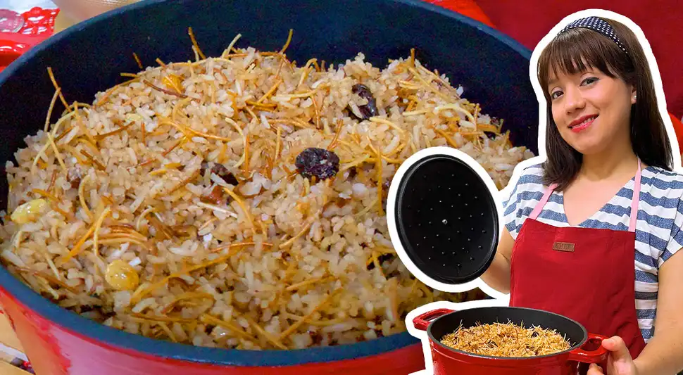 ❤️ Prepara ARROZ ÁRABE, con esta receta FÁCIL y DELICIOSA... Ideal para la cena navideña. 🎄✨
