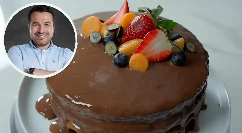 La torta de chocolate casera de Giacomo Bocchio es deliciosa y fácil de hacer. Foto: Buenazo / Youtube