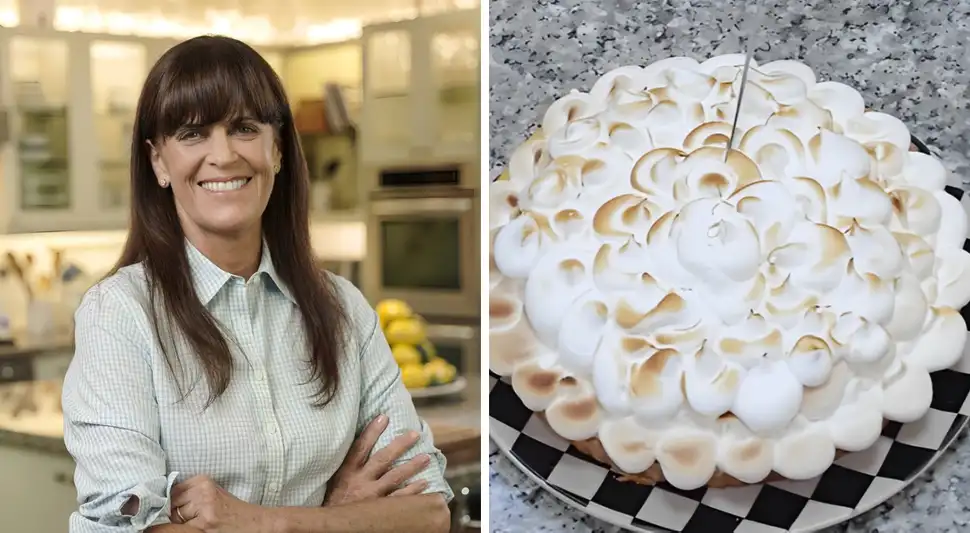 El cremoso pie de limón de Sandra Plevisani está cubierto con un merengue que no se deshace, su secreto te lo revelaremos en esta nota. Foto: Crehana / Youtube