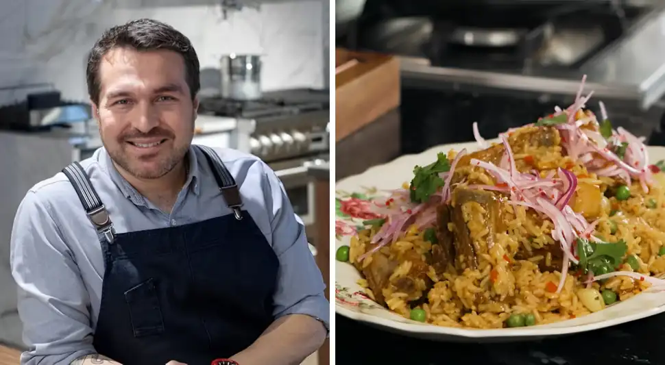 Conoce los tips de Giacomo Bocchio para preparar un sabroso arroz con chancho. Foto: Buenazo / Youtube Conoce los tips de Giacomo Bocchio para preparar un sabroso arroz con chancho. Foto: Buenazo / Youtube