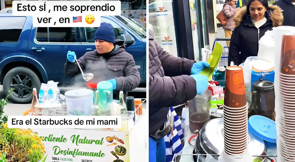 Emprendedor sorprende a peruanos y extranjeros en Nueva York por ofrecer deliciosa bebida tradicional. Foto: Buenazo / Tiktok