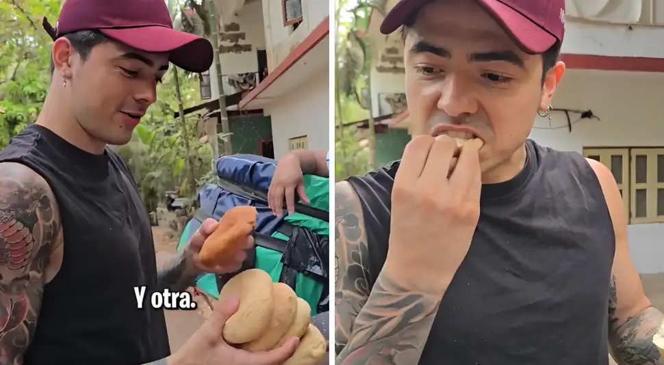 El creador de contenido probó un pan contaminado en India y narró su aterradora experiencia. Foto: Buenazo / Shutterstock