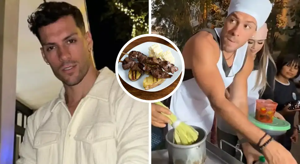 Patricio Parodi aparece vendiendo anticuchos en el Agustino