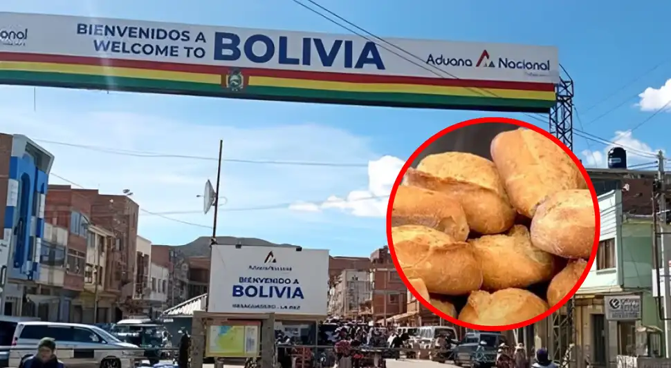 Contrabando de pan boliviano a Perú por bajos precios. Foto: Buenazo / Facebook