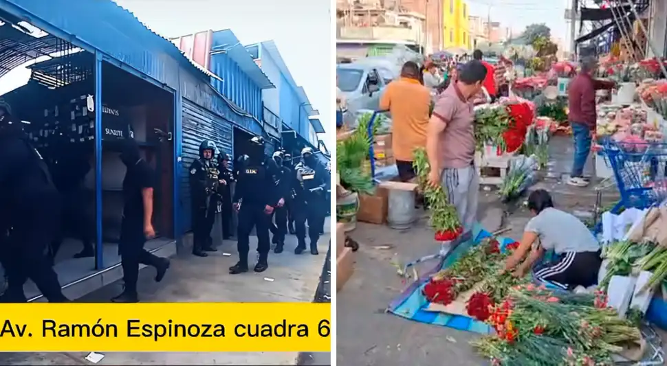 El cierre de mercado de las flores ocasionó pérdidas de más de 2 millones de soles. Foto: Buenazo / Latina