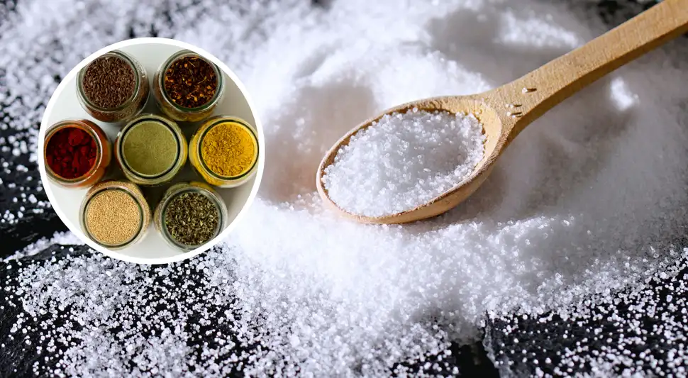 Reemplazar la sal en la comida