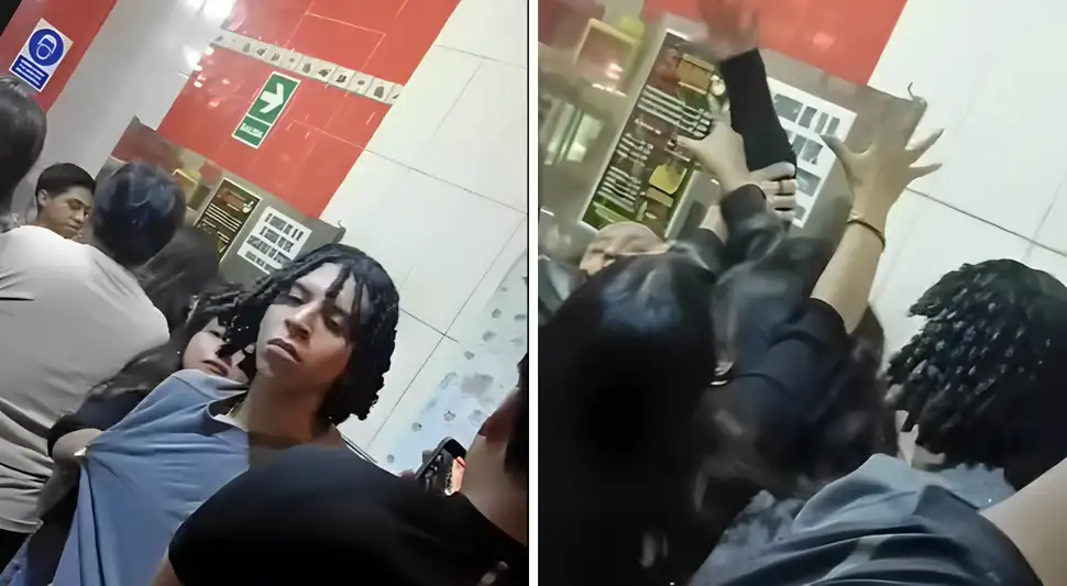 Tiktoker Valentino genera polémica tras pelea en local de comida rápida. Foto: Buenazo / Tiktok Tiktoker Valentino genera polémica tras pelea en local de comida rápida. Foto: Buenazo / Tiktok