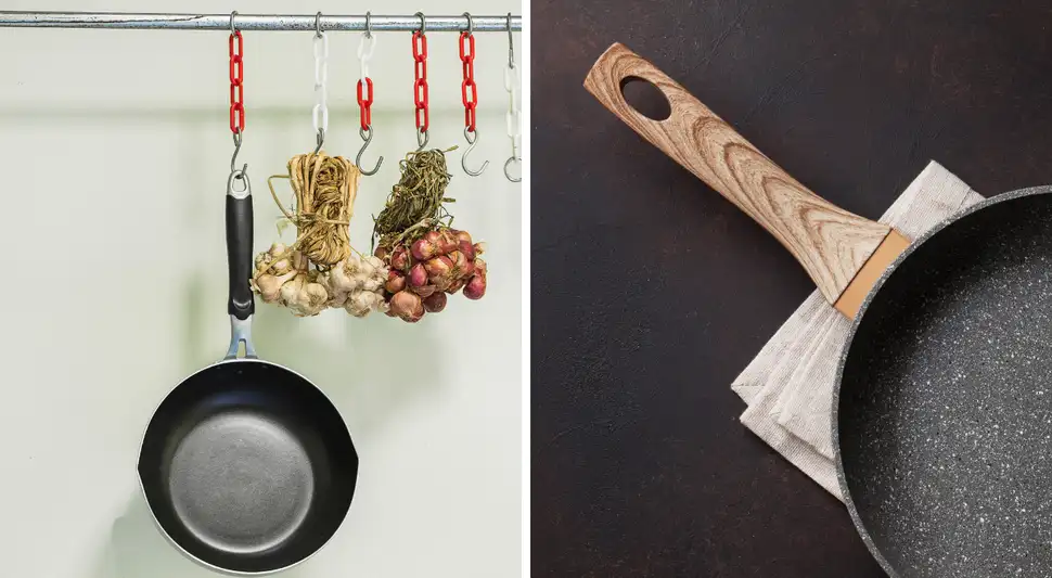 La verdadera función del huequito en el mango de la sartén La verdadera función del huequito en el mango de la sartén