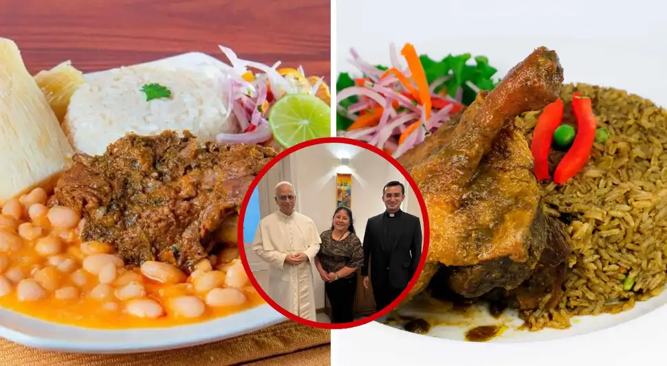 Aparición de una chef peruana junto al papa León XIV Aparición de una chef peruana junto al papa León XIV