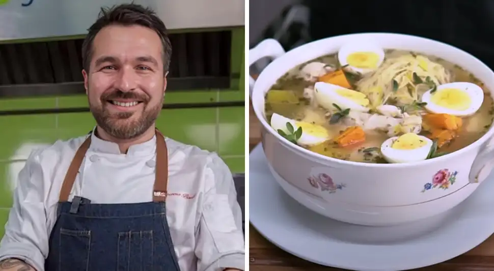 La mejor sopa de pollo de Giacomo Bocchio. Foto: Buenazo / Youtube
