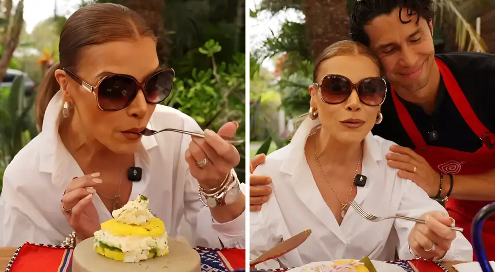 El plato favorito de la cantante Olga Tañón fue el ceviche. Foto: Buenazo / Youtube El plato favorito de la cantante Olga Tañón fue el ceviche. Foto: Buenazo / Youtube