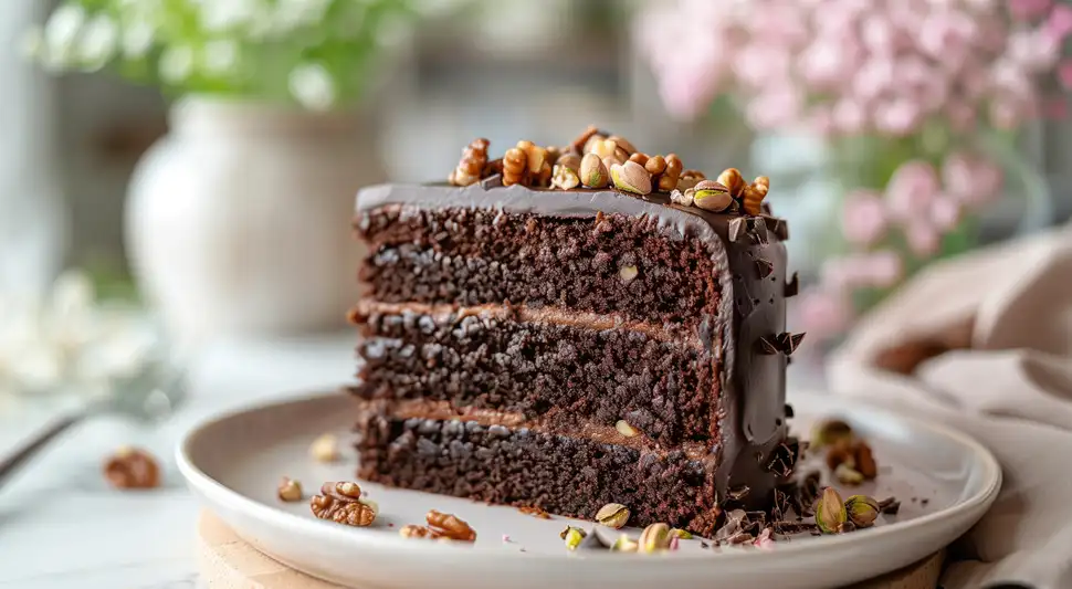 Receta fácil y rápida de torta de chocolate sin gluten. Foto: Buenazo / Shutterstock