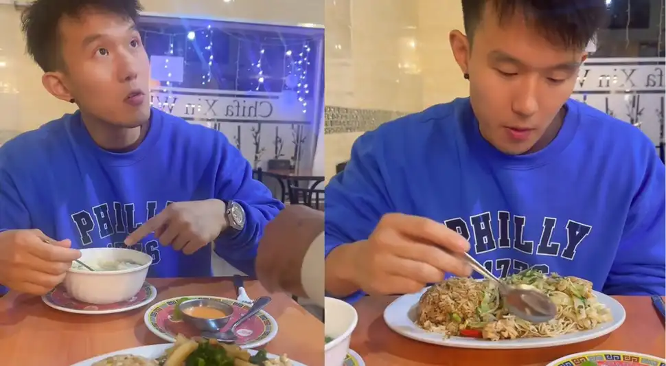 El video viral en TikTok muestra su reacción ante algo inusual en su país de origen. El video viral en TikTok muestra su reacción ante algo inusual en su país de origen.