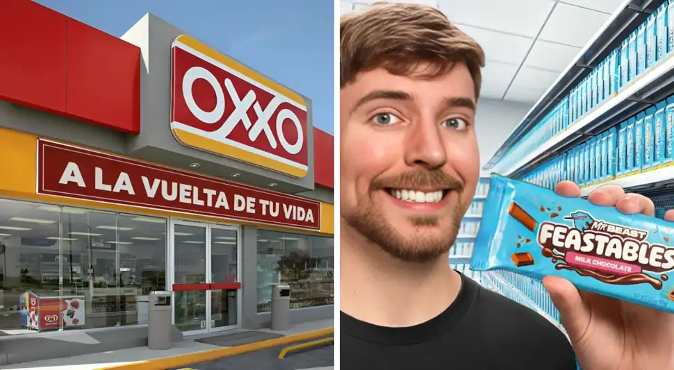 MrBeast y sus chocolates Feastables.