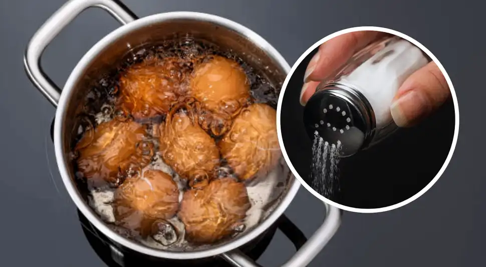 Truco de echar sal al hervir los huevos