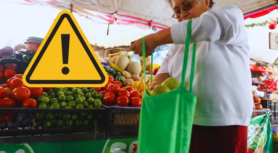 Llevar frutas o verduras en bolsas reutilizables sin lavar puede facilitar la contaminación cruzada. Llevar frutas o verduras en bolsas reutilizables sin lavar puede facilitar la contaminación cruzada.
