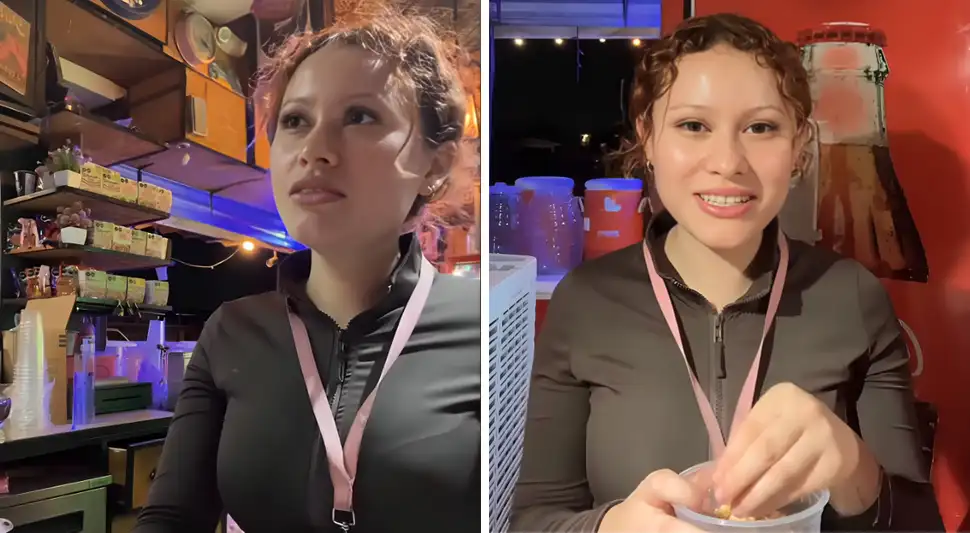 Influencer intenta pagar su comida con publicaciones en redes. Influencer intenta pagar su comida con publicaciones en redes.