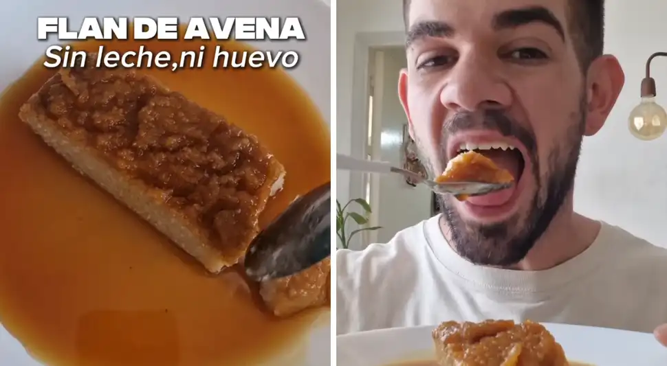 Flan de avena Flan de avena