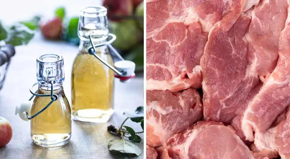 ¿Por qué debes usar vinagre en la cocción del cerdo?