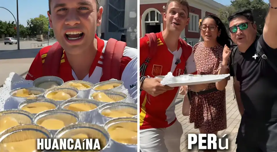 Tiktoker español prepara papa a la huancaína y sorprende a sus compatriotas.