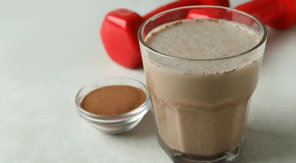 Receta de café con proteína.