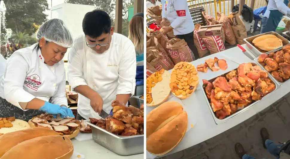 Regalarán 10 mil panes con chicharrón para celebrar la victoria de Perú. Regalarán 10 mil panes con chicharrón para celebrar la victoria de Perú.