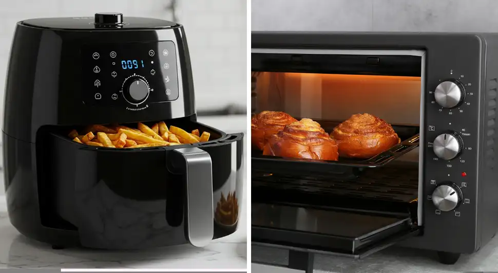 Freidora de aire vs. horno eléctrico