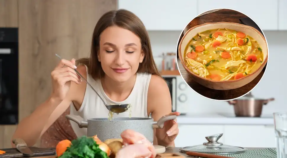 Quítate el antojo y prepara un delicioso caldo de pollo. Fuente: ComposiciónLR.