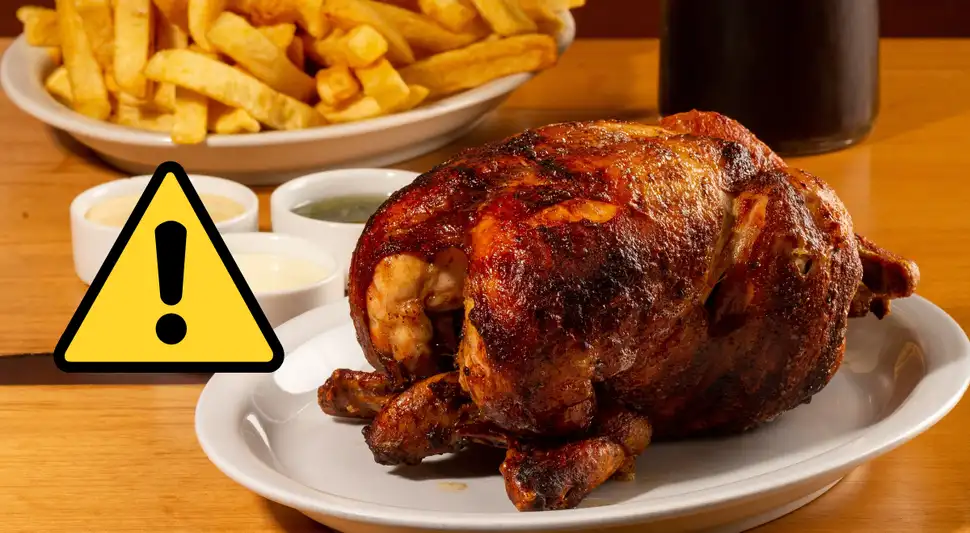 Peligros del pollo a la brasa