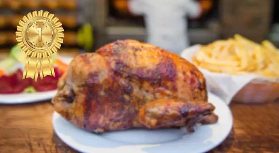 Disfruta del mejor sabor de pollo a la brasa, según los premios Summum 2025. Fuente: ComposiciónLR.