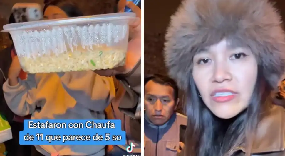 Karolina Karley denunció haber recibido porciones mínimas de chaufa tras pagar S/1.100 por 100 platos para los bomberos. Karolina Karley denunció haber recibido porciones mínimas de chaufa tras pagar S/1.100 por 100 platos para los bomberos.