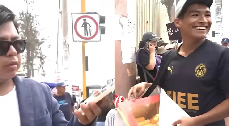 Estudiante de la UNI vende helados durante el examen de admisión por una importante razón.
