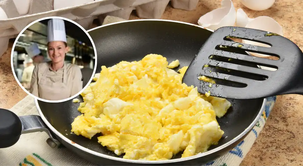 El truco profesional para lograr huevos revueltos cremosos