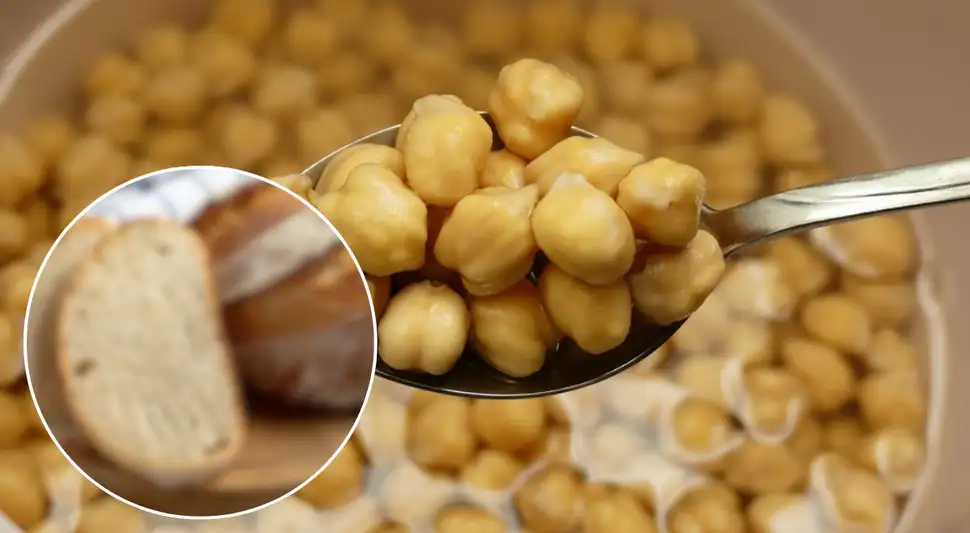 Disfruta de un pan totalmente nutritivo hecho con garbanzos. Fuente: ComposiciónLR. Disfruta de un pan totalmente nutritivo hecho con garbanzos. Fuente: ComposiciónLR.
