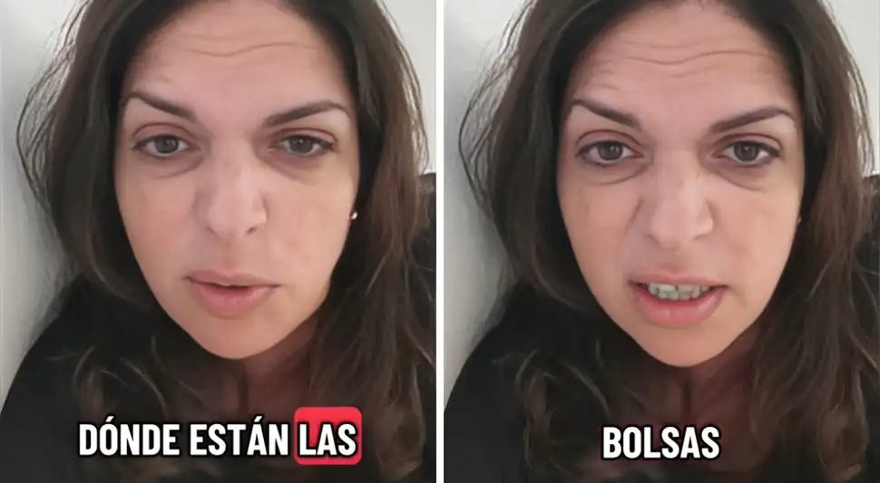 Se descuidó mientras hacía compras en el supermercado y le robaron las bolsas. Se descuidó mientras hacía compras en el supermercado y le robaron las bolsas.