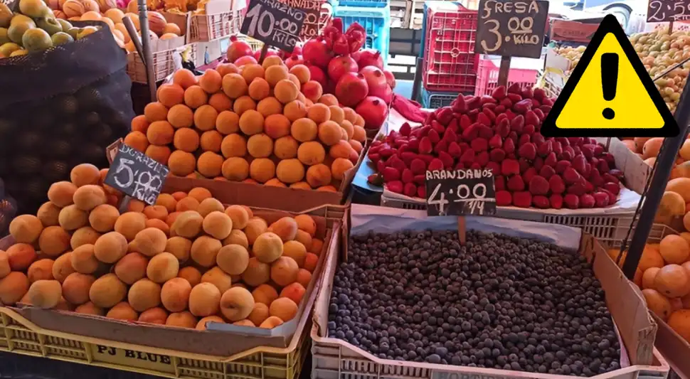 Duraznos con altos niveles de plaguicidas. Duraznos con altos niveles de plaguicidas.