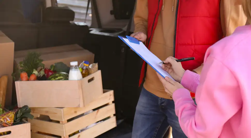 Bancos de alimentos en California.