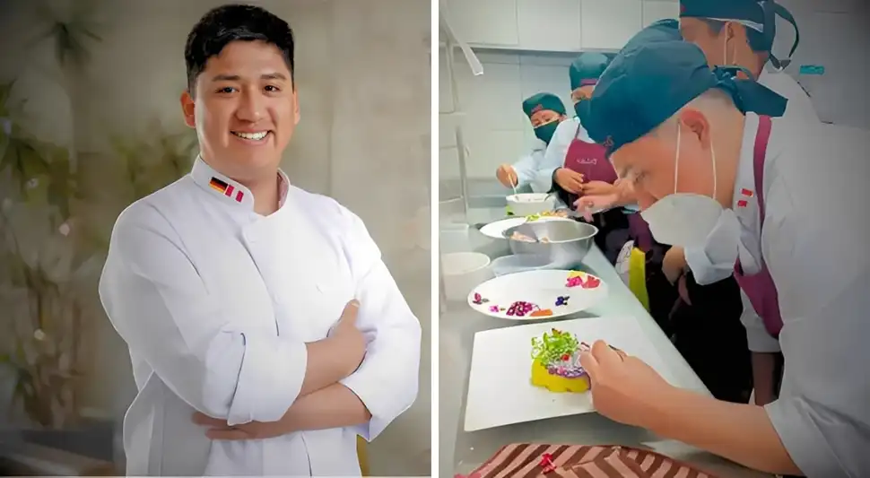 Peruano trabajó como lavaplatos para estudiar Gastronomía y hoy triunfa como chef en Alemania.