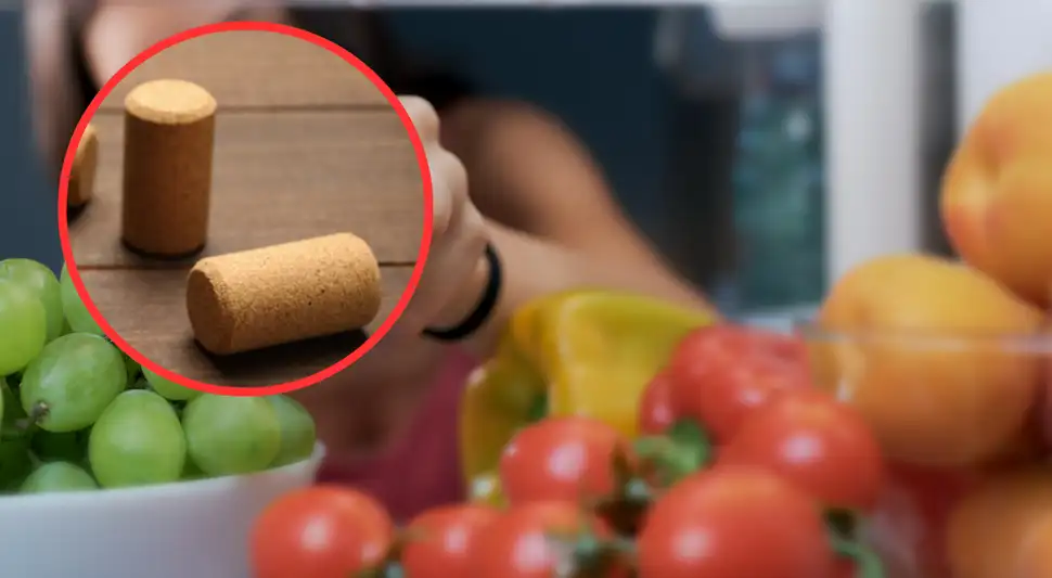 Por qué recomiendan colocar un corcho dentro del refrigerador.