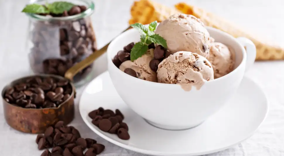 Receta de helado de café para ganar masa muscular.