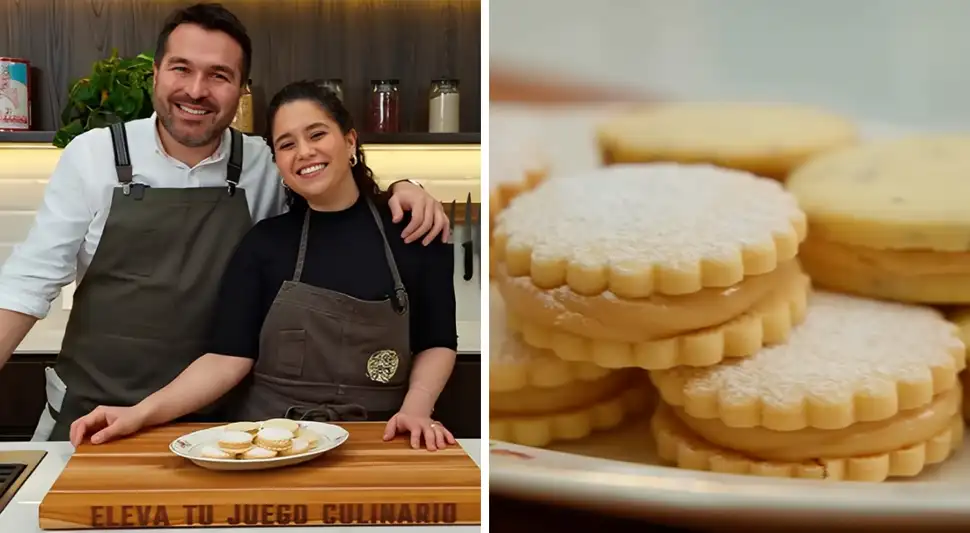 Receta de alfajores de maicena por Giacomo Bocchio.