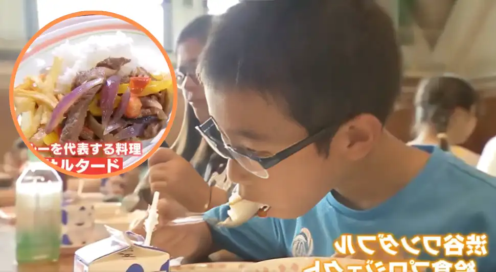 Niños japoneses prueban comida peruana. Niños japoneses prueban comida peruana.