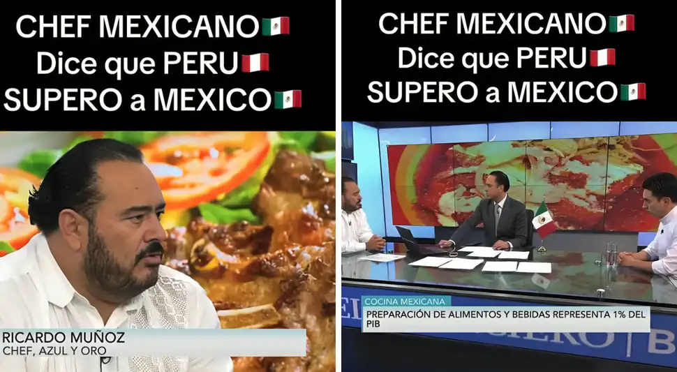 Chef mexicano admite que gastronomía peruana supera a la de su país. Chef mexicano admite que gastronomía peruana supera a la de su país.