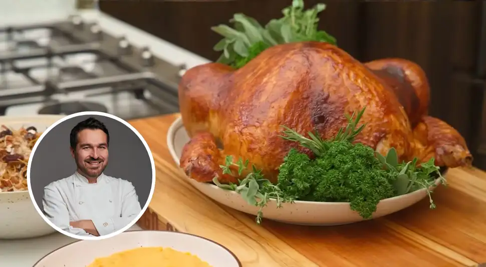 Giacomo Bocchio presenta un pavo jugoso con técnica simple y resultados increíbles. Giacomo Bocchio presenta un pavo jugoso con técnica simple y resultados increíbles.