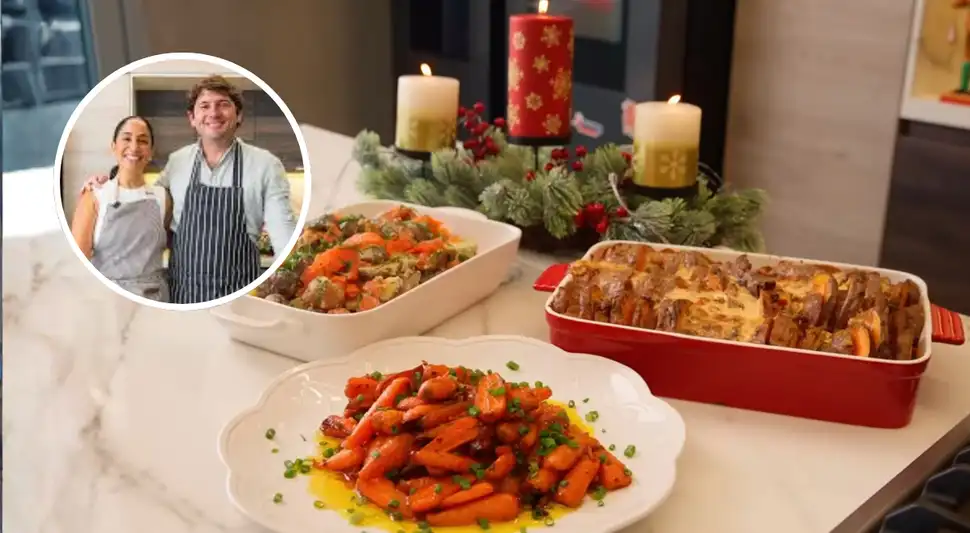 Recetas navideñas preparadas por Nelly Rossinelli e Ignacio Barrios. Recetas navideñas preparadas por Nelly Rossinelli e Ignacio Barrios.