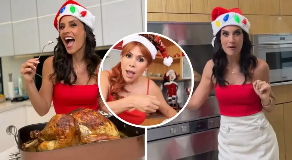 Pía Copello se animó a preparar pavo navideño inspirado en una receta de Magaly Medina y compartió todo el proceso en redes. Pía Copello se animó a preparar pavo navideño inspirado en una receta de Magaly Medina y compartió todo el proceso en redes.