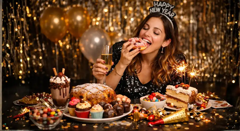 Azúcar en exceso: por qué enero se siente más pesado tras las celebraciones.  Leyendas con gancho editorial