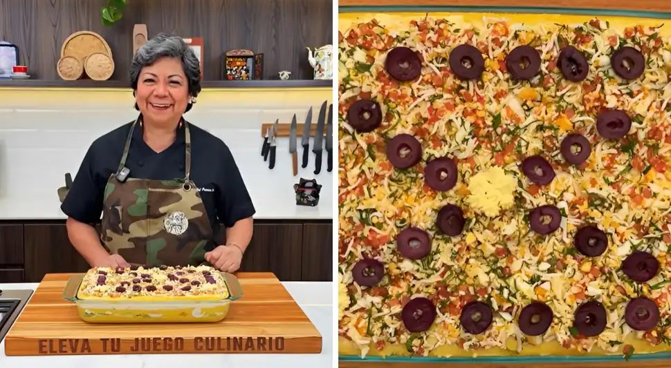 Causa limeña de pollo de Pati Chong.